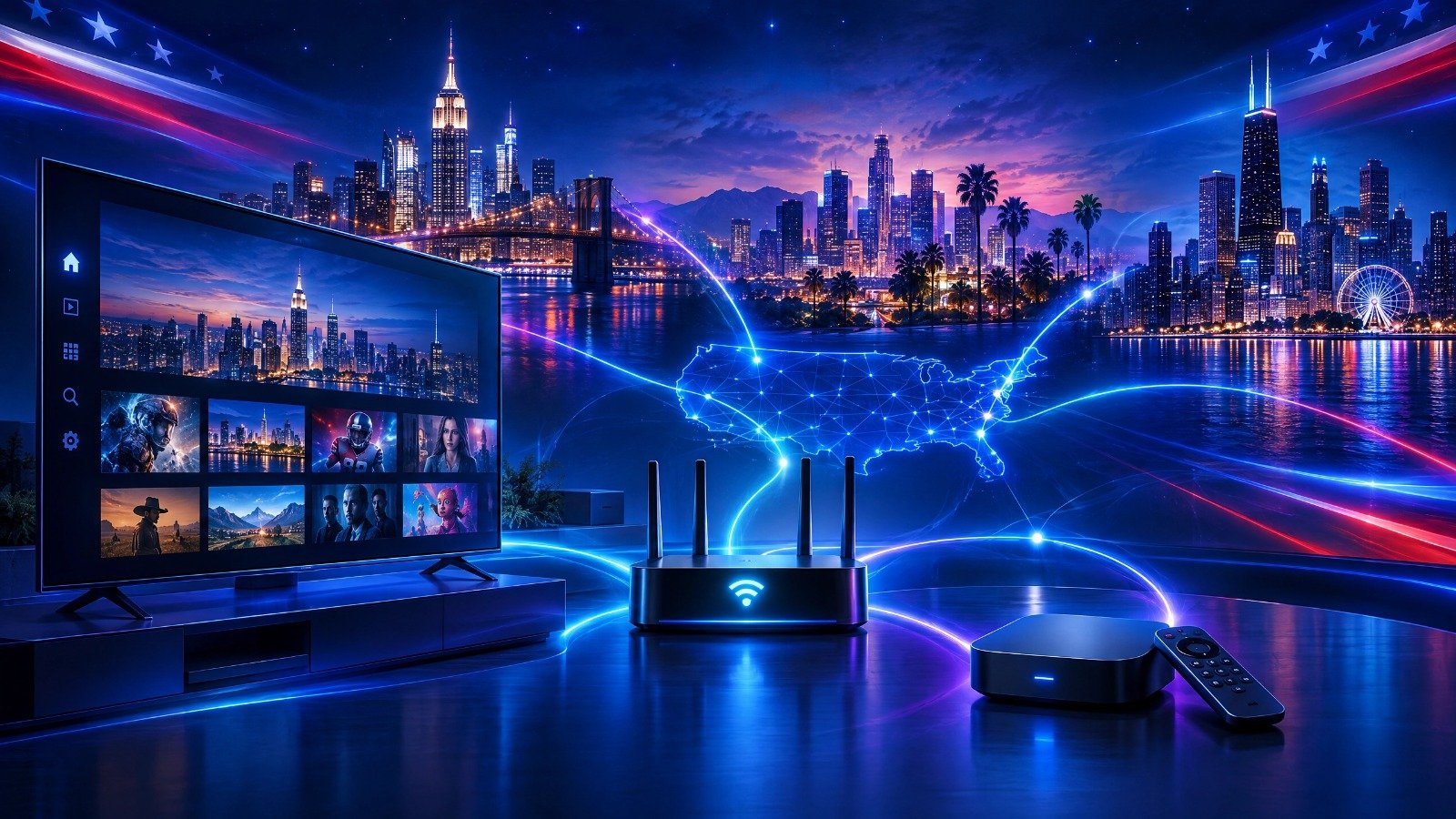 Smart TV and streaming devices for a Fire TV style setup