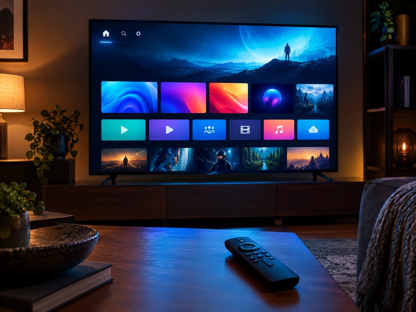 Person checking Wi-Fi settings on a phone next to a router and Firestick remote