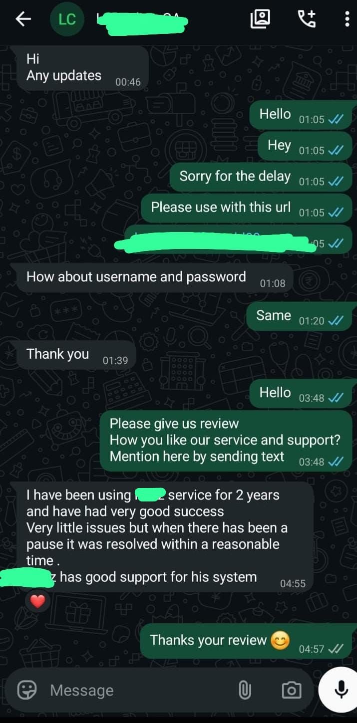 Client review screenshot 2