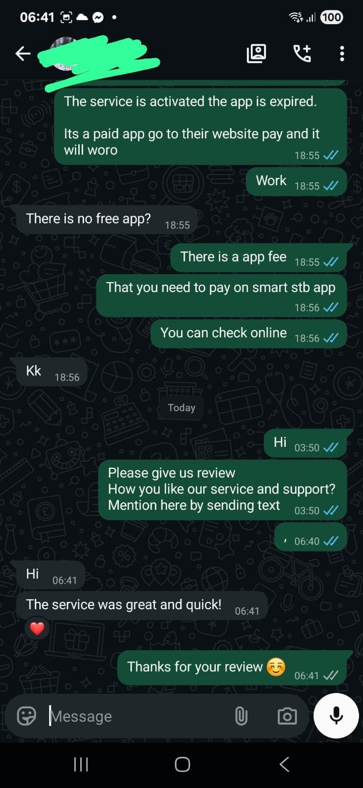 Client review screenshot 3