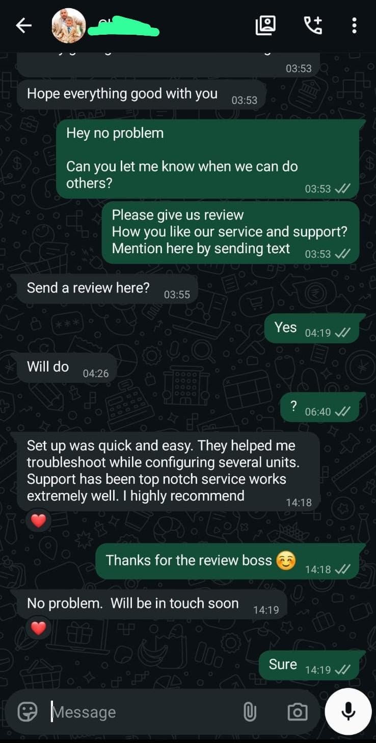Client review screenshot 4