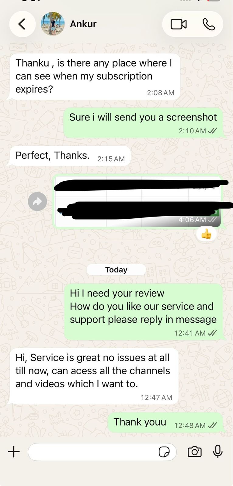 Client review screenshot 5